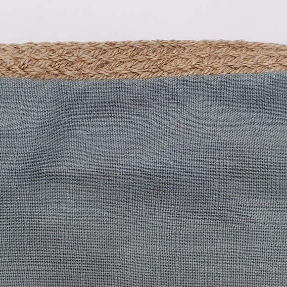 Pier 1 Linen Textured Pillow Cover With Jute Trim - Picture 5 of 6